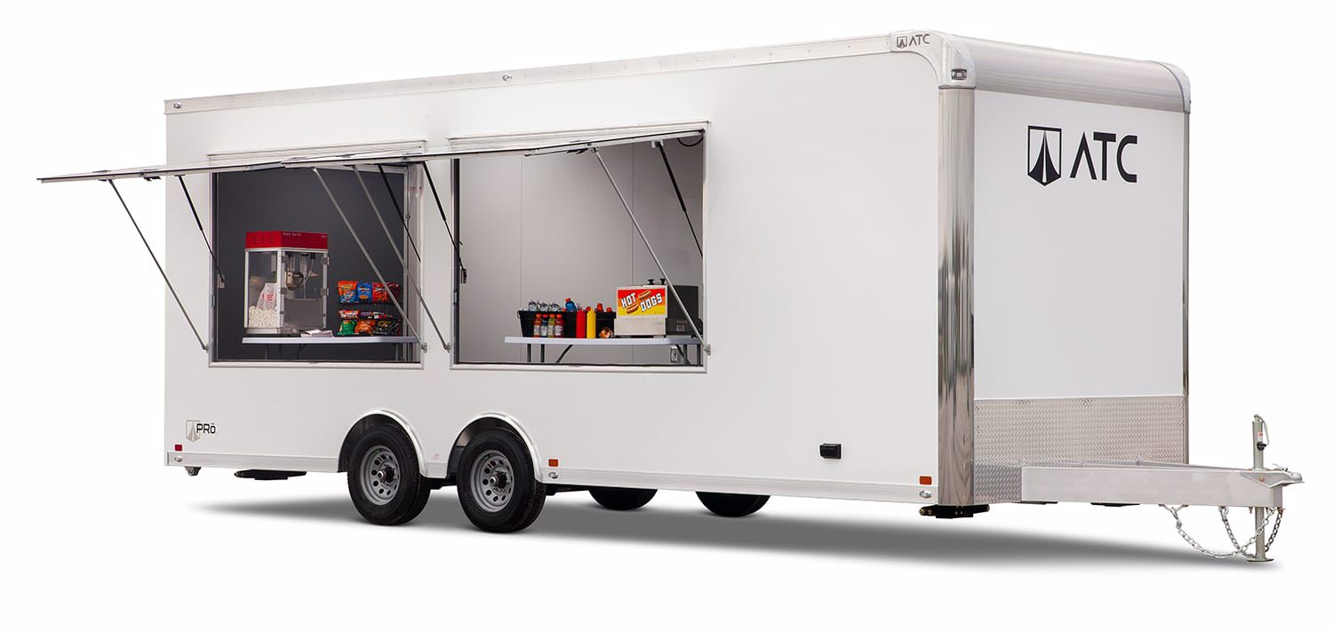 ATC Prō 300S/300V Stage and Vending Trailers