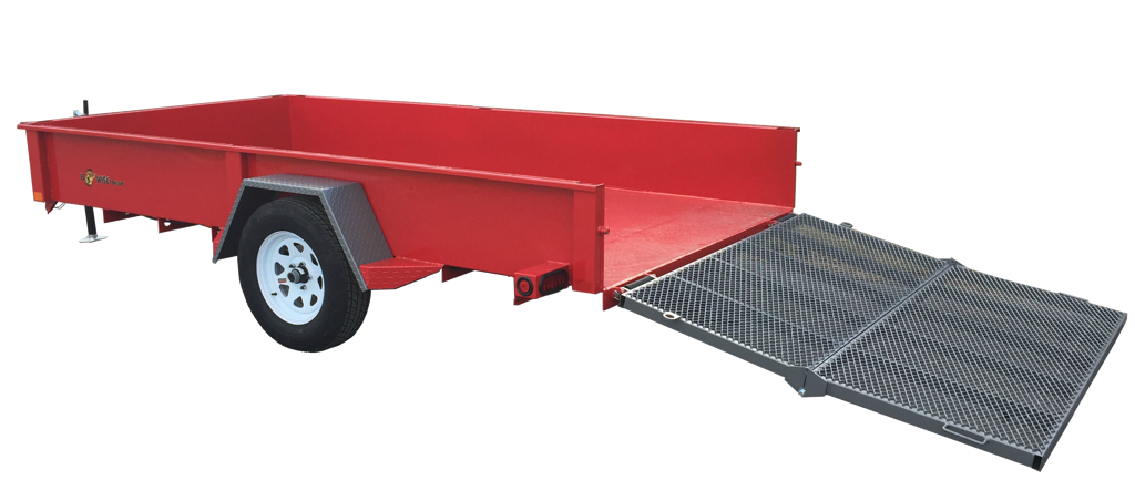 BWise USS Series Solid Side Utility Trailers